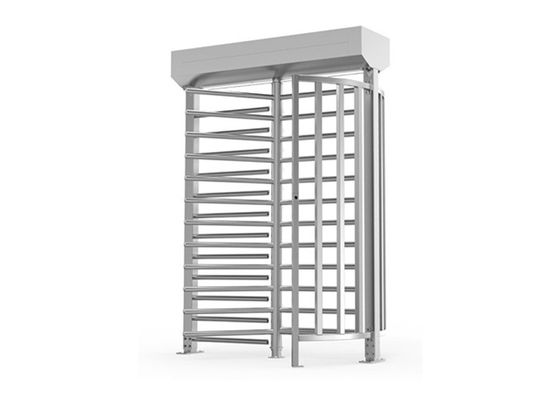40W Full Height Turntile với cánh tay 600mm và 1.5mm Độ dày thép không gỉ Full Body Turnstile