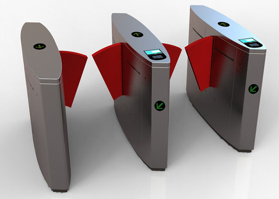 Cổng rào chắn cánh lật thu vào bằng động cơ BLDC bảo vệ IP54 DC24V cho lối vào tàu điện ngầm