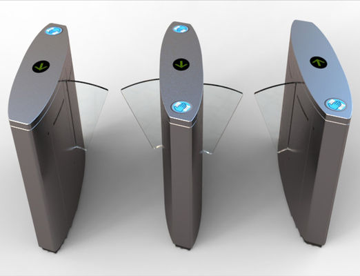 DC24V SS304 Cốc độ cao 0.2S cửa ngăn nắp với RS485 và Retractable Flap Barrier