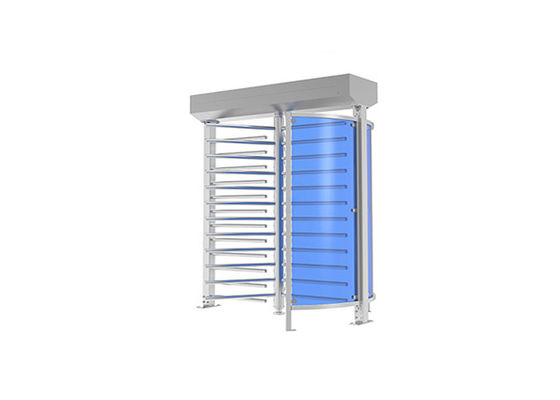 SS304 Full Height Turnstile với thời gian mở khóa 0,2S và đèn LED cho kiểm soát truy cập người đi bộ an toàn