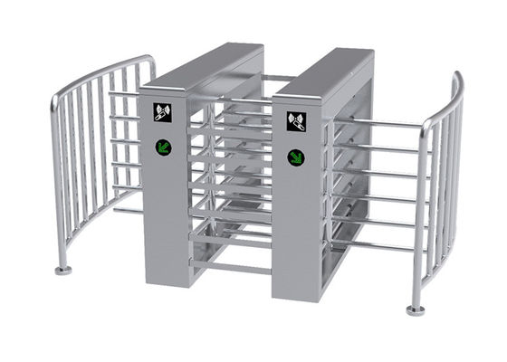Anti Reverse Half Height Turnstile với chỉ số LED và IP55 xếp hạng đai cao cổng rào cản
