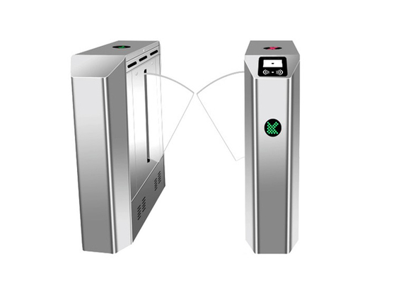 Dây kéo Chiều cao thắt lưng Cửa quay SUS304 Mã QR COVID có thể thu vào