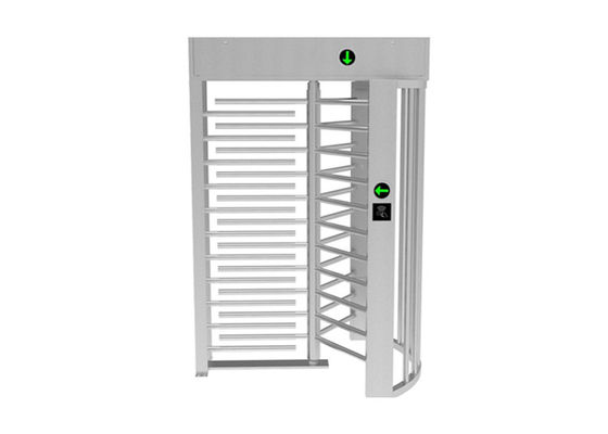 Cổng xoay toàn thân kiểm soát truy cập bằng thẻ RFID một làn với lối đi 600mm và vỏ thép không gỉ