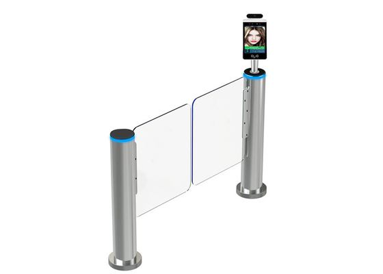 Cổng rào chắn hình trụ Fastlane Swing tự đóng Cổng tốc độ hình trụ cho tòa nhà